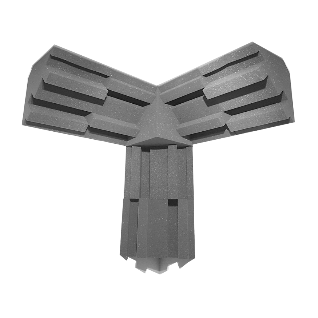 Pro-coustix Corner Kit One Mid Grey 6x Bass Traps 1x Corner cubes