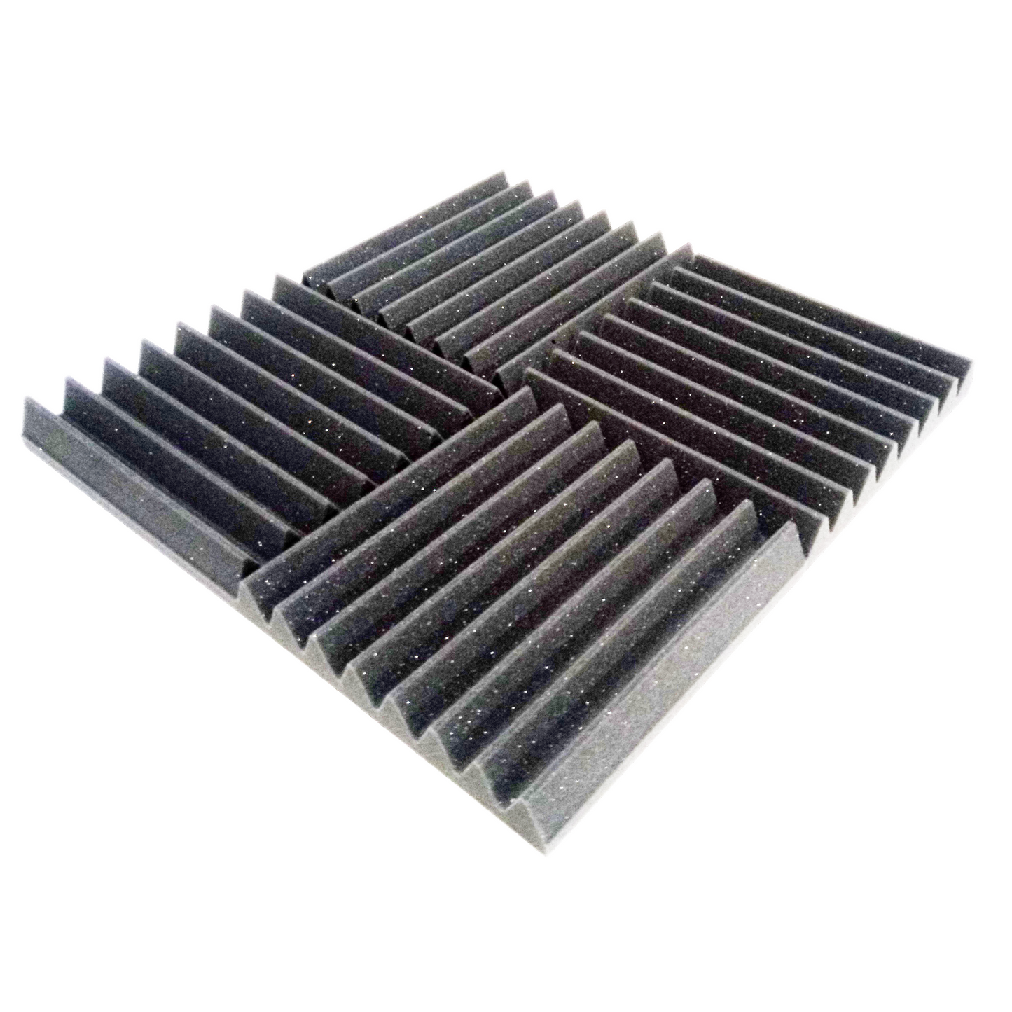Pro-coustix Ultraflex Wedge acoustic foam tiles 300x300mm Mid Grey