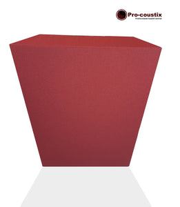Pro-coustix Acoustiflex Fibreglass Corner Bass Traps Red
