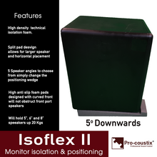 Load image into Gallery viewer, Isoflex II   Large monitor speaker isolation and positioning pads for speakers upto 10&quot;