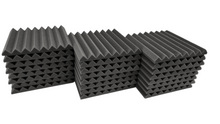 Load image into Gallery viewer, 48 Pack Pro-coustix Echostop high density, fire retardant, acoustic foam tiles for vocal booths gamers and voice over booths and large coverage