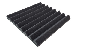 48 Pack Pro-coustix Echostop high density, fire retardant, acoustic foam tiles for vocal booths gamers and voice over booths and large coverage Dark Grey