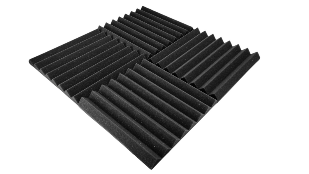 48 Pack Pro-coustix Echostop high density, fire retardant, acoustic foam tiles for vocal booths gamers and voice over booths and large coverage