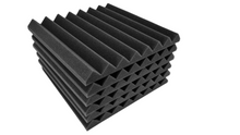 Load image into Gallery viewer, 48 Pack Pro-coustix Echostop high density, fire retardant, acoustic foam tiles for vocal booths gamers and voice over booths and large coverage Dark Grey
