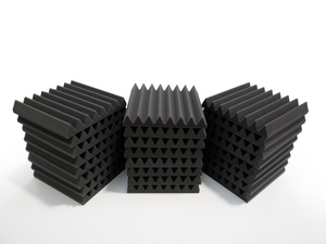 48 Pack Pro-coustix Ultraflex Wedge acoustic foam tiles 300x300mm