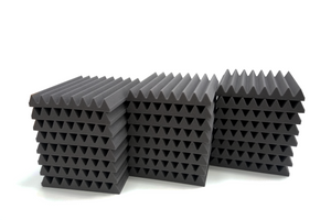 24 Pack Pro-coustix Ultraflex Wedge acoustic foam tiles 300x300mm Mid Grey