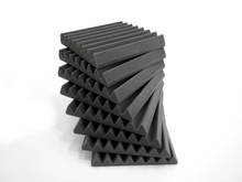 Load image into Gallery viewer, 24 Pack Pro-coustix Ultraflex Wedge acoustic foam tiles 300x300mm Mid Grey