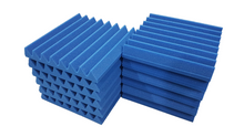 Load image into Gallery viewer, Pro-coustix High Quality, Fire Retardant, Electric Blue Acoustic foam tiles 300x300x45 mm