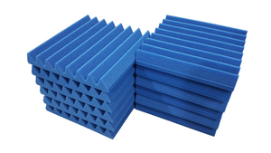 Pro-coustix High Quality, Fire Retardant, Electric Blue Acoustic foam tiles 300x300x45 mm