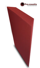 Load image into Gallery viewer, Pro-coustix Acoustiflex Fibreglass Corner Bass Traps Red
