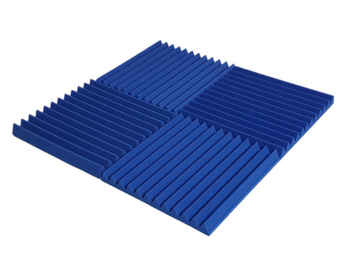 Pro-coustix High Quality, Fire Retardant, Electric Blue Acoustic foam tiles 300x300x45 mm