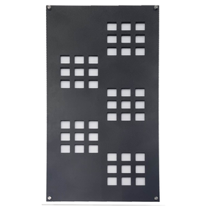 Lattice Diffuser Panel Black Premium acoustic treatment panels
