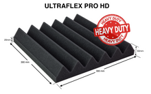 Load image into Gallery viewer, 20x Pro-coustix Ultraflex Pro Wedge Advanced Technical Acoustic Treatment Foam Dark Grey 300x300mm
