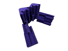 Load image into Gallery viewer, New! Purple Studio Pack Acoustic Treatment Kit 4x Bass Traps &amp; 24x Wedge Acoustic Tiles