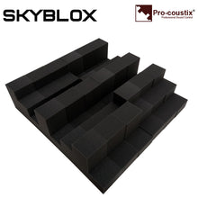 Load image into Gallery viewer, Pro-coustix Skyblox Modular Acoustic Foam Broad Band Absorber Panels 600 x 100mm 6 Pk