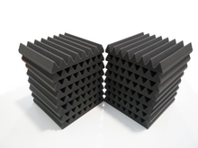 Load image into Gallery viewer, 24 Pack Pro-coustix Ultraflex Wedge acoustic foam tiles 300x300mm