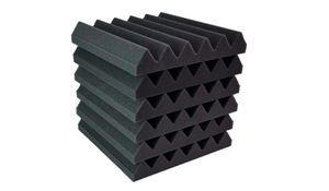 20x Pro-coustix Ultraflex Pro Wedge Advanced Technical Acoustic Treatment Foam Dark Grey 300x300mm