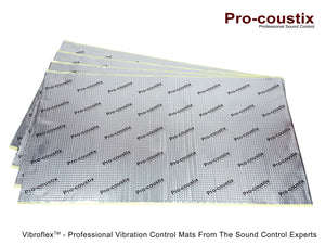 Pro-coustix Vibroflex Vibration Control Mats Silver (800mmx460mm)