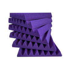 Load image into Gallery viewer, 24 Pack Pro-coustix High Quality, Fire Retardant, Purple Acoustic foam tiles 300x300x45 mm
